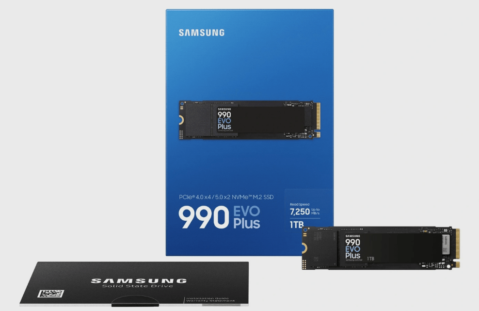 Samsung introduces the 990 EVO Plus SSD 7250MBs sequential read speed