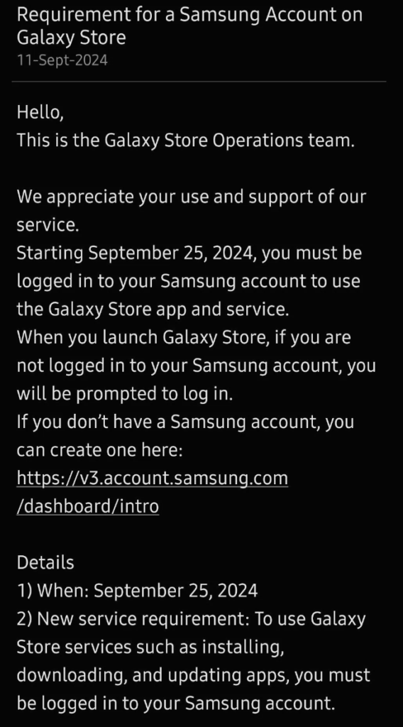 Samsung users log in to Galaxy App store