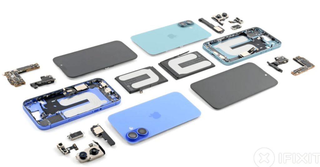 Apple iPhone 16 disassembled